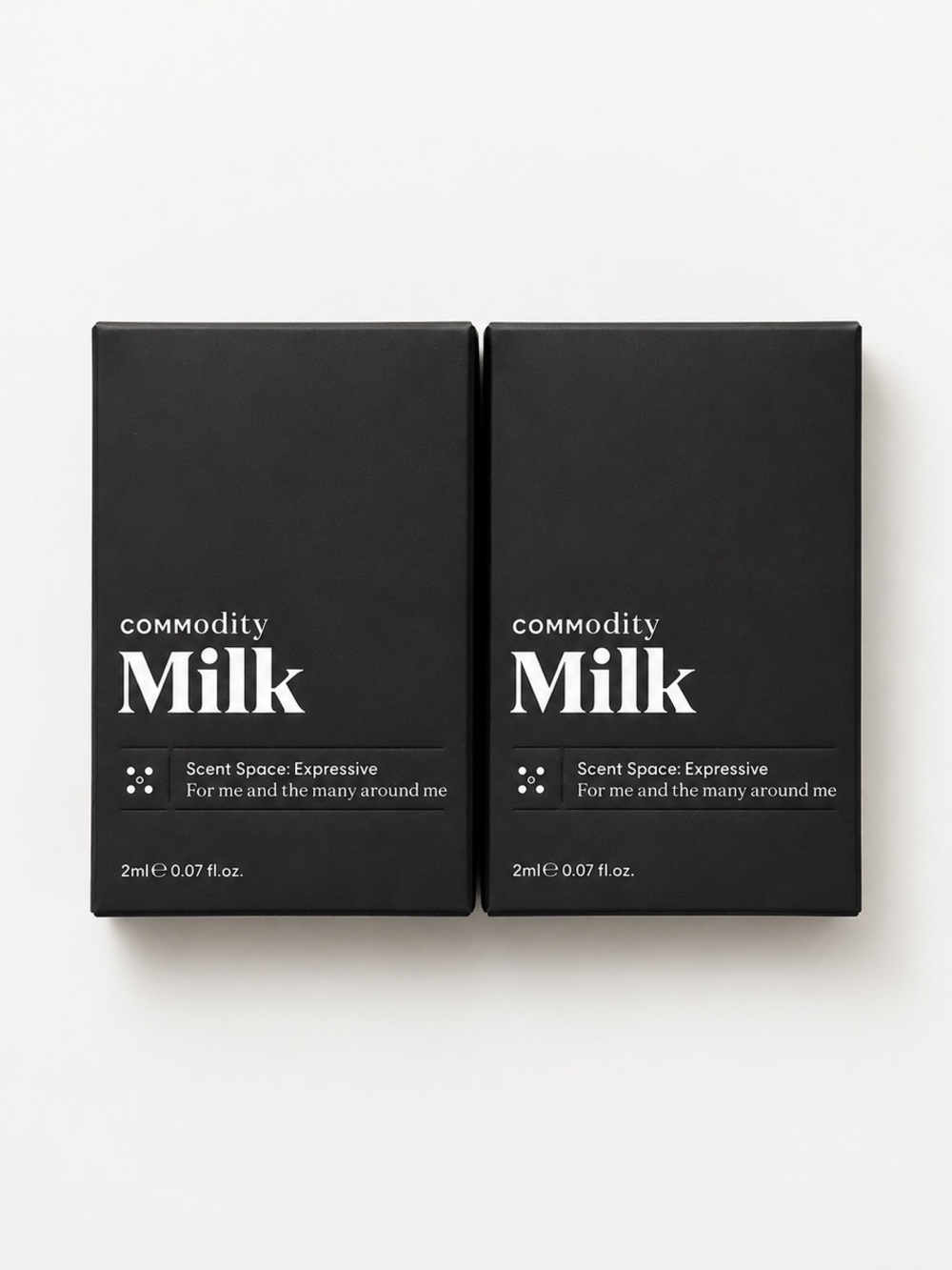 Commodity Milk Expressive Eau de Parfum Perfume Samples 2 x 2mL NIB